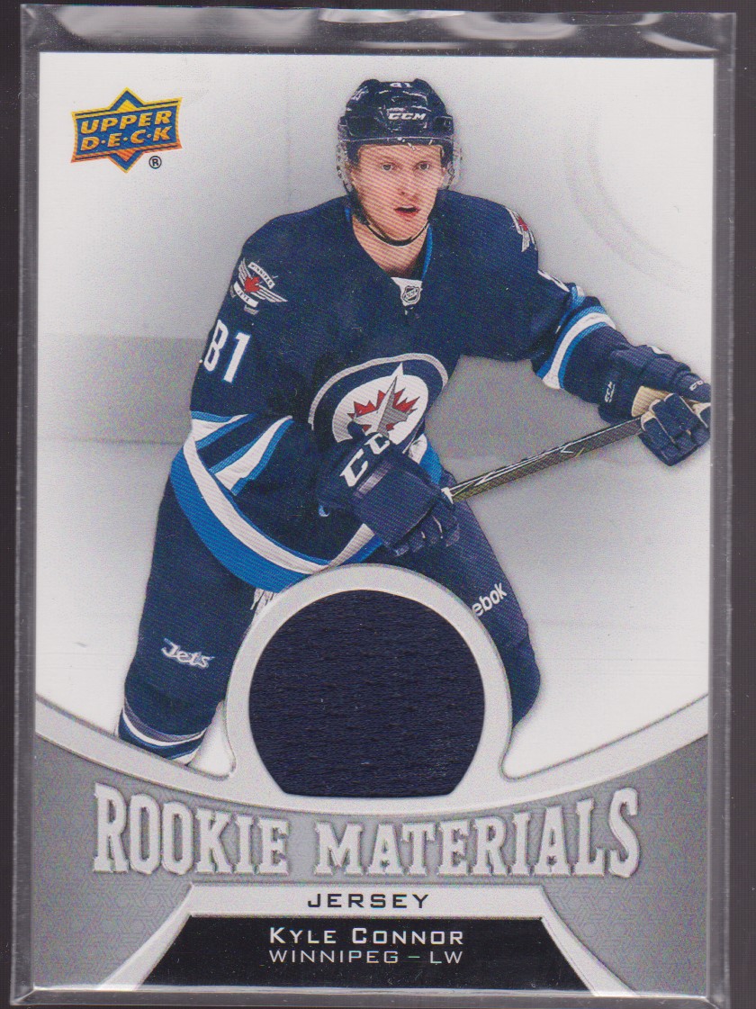 2016-17 Upper Deck Rookie Materials #RMKC Kyle Connor (image for) 2016-17 Upper Deck Rookie Materials #RMKC Kyle Connor